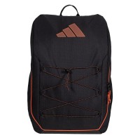 Mochila Adidas Protour 3.3 Negro Naranja  Oferta + Barato
