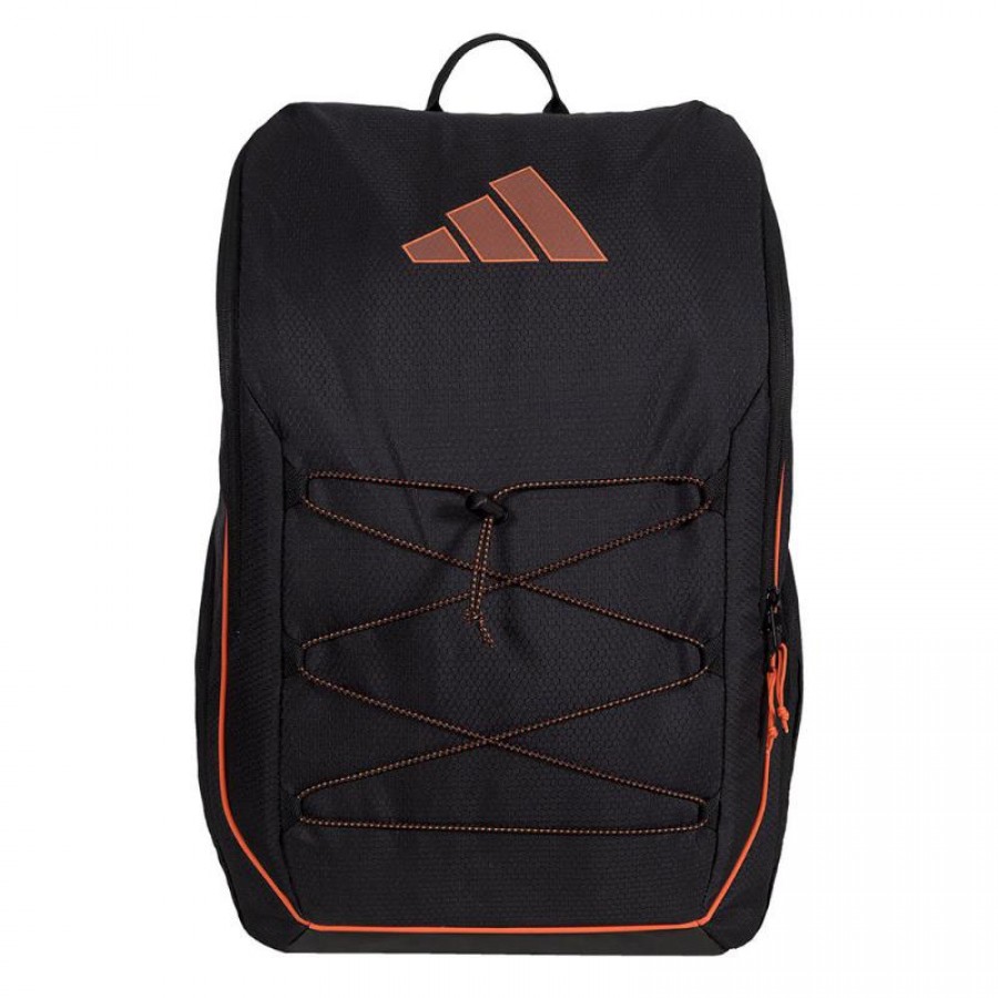 Mochila Adidas Protour 3.3 Negro Naranja  Oferta + Barato