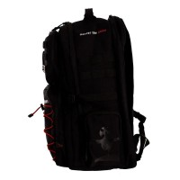 Mochila Black Crown Spartan Negro Rojo
