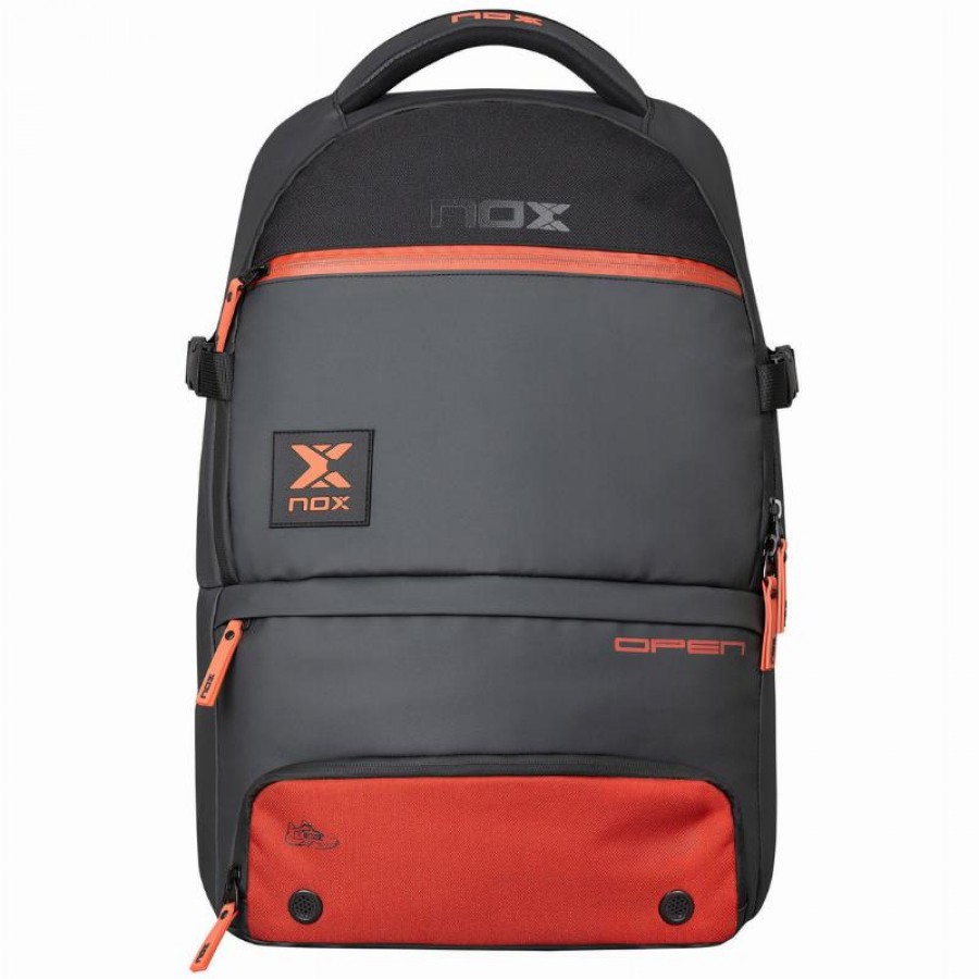Mochila Nox AT10 Luxury Open Series Negro Rojo  Offer + Cheap