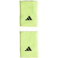Adidas L Lucid Lemon Black Wristbands 2 Units  Offer + Cheap