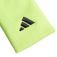 Adidas L Lucid Lemon Black Wristbands 2 Units  Offer + Cheap