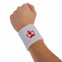 Couronne noire Bracelets courts blancs 1 unite  Offre - Pas cher