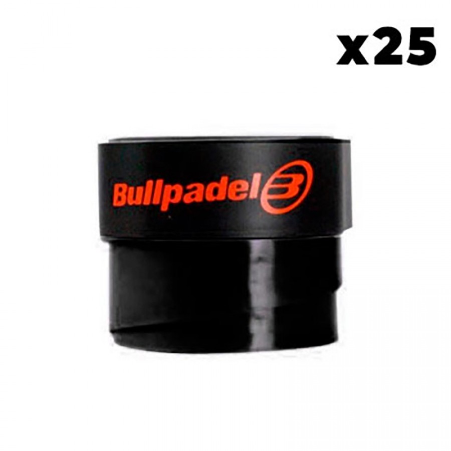 Bullpadel Overgrips Preto Liso 25 Unidades  Oferta + Barato