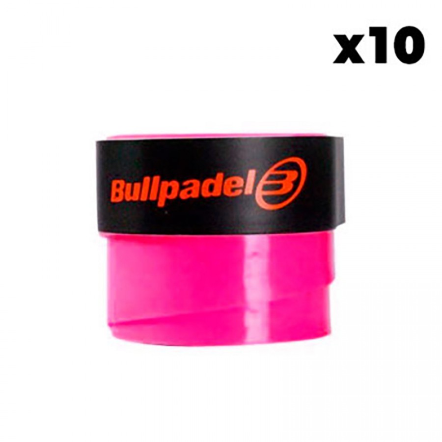 Overgrips Bullpadel Rosa Liso 10 Unidades  Oferta + Barato