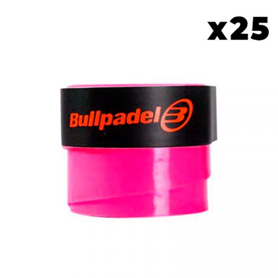 Overgrips Bullpadel Rosa Liso 25 Unidades  Oferta + Barato