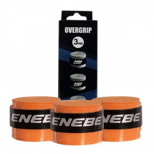 Overgrips Enebe Liso Naranja Fluor 3 Unidades