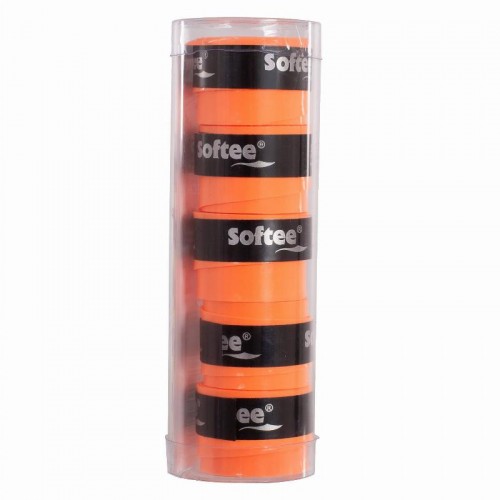 Softee Tech Smooth Overgrips Fluorescent Orange 5 unités