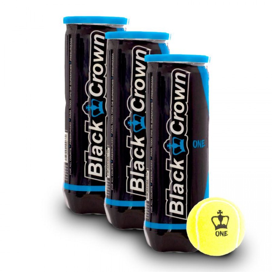 Pack of 3 Black Crown One Ball Canisters  Offer + Cheap