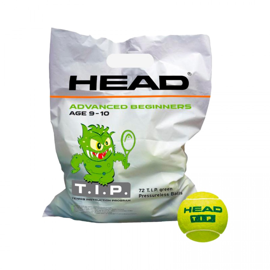 Pack de 72 Pelotas Head T.I.P. Green