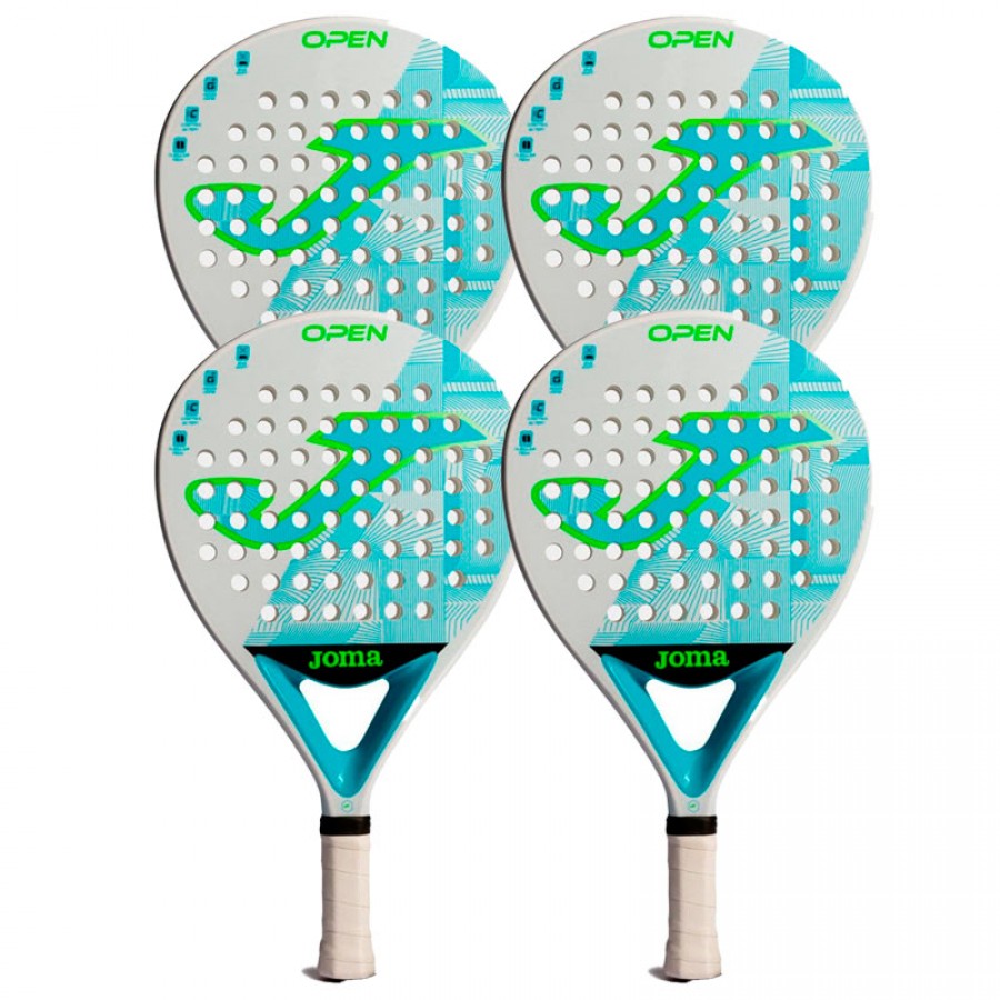 Joma Open White Turquoise Fluor X4 Pack  Offer + Cheap