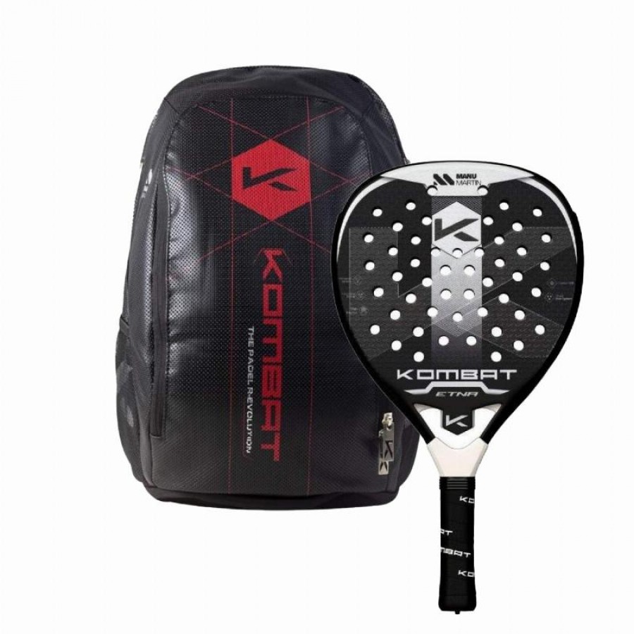 Pack Pala Kombat Manu Martin Etna y Mochila Roja