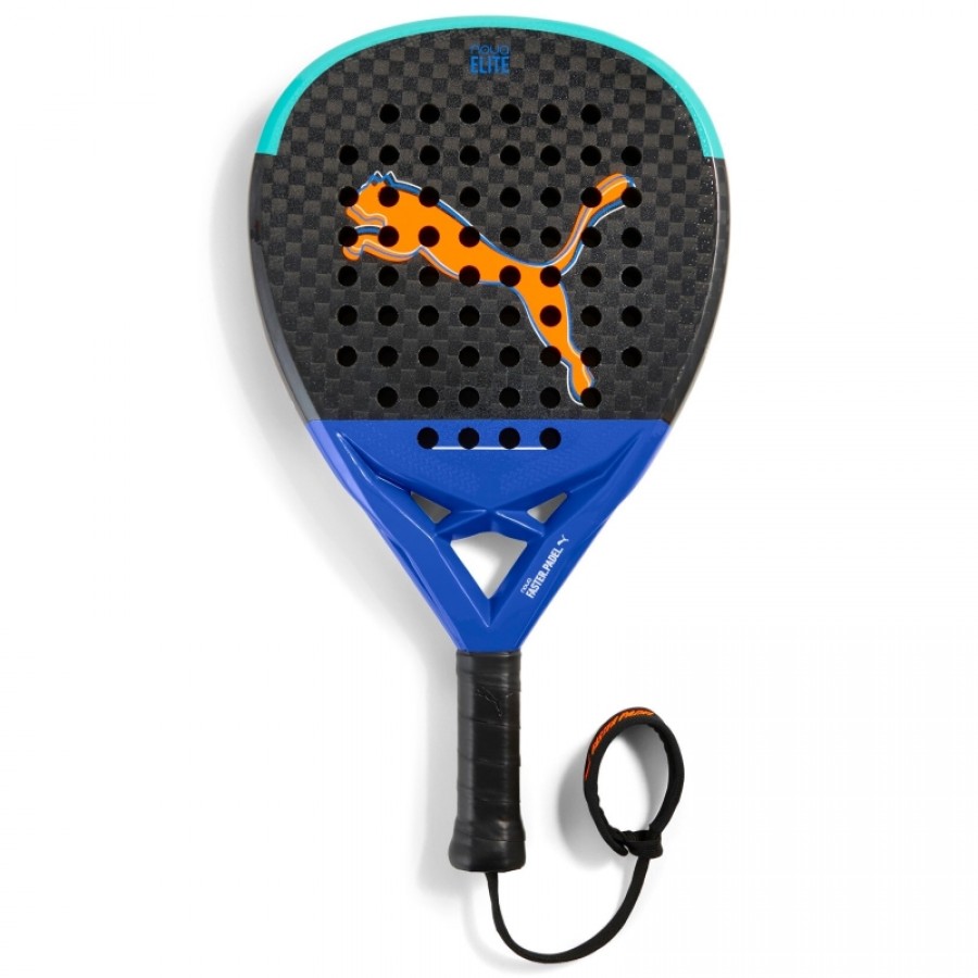 Puma Nova Elite Hybrid Black Blue Turquoise Racket  Offer + Cheap