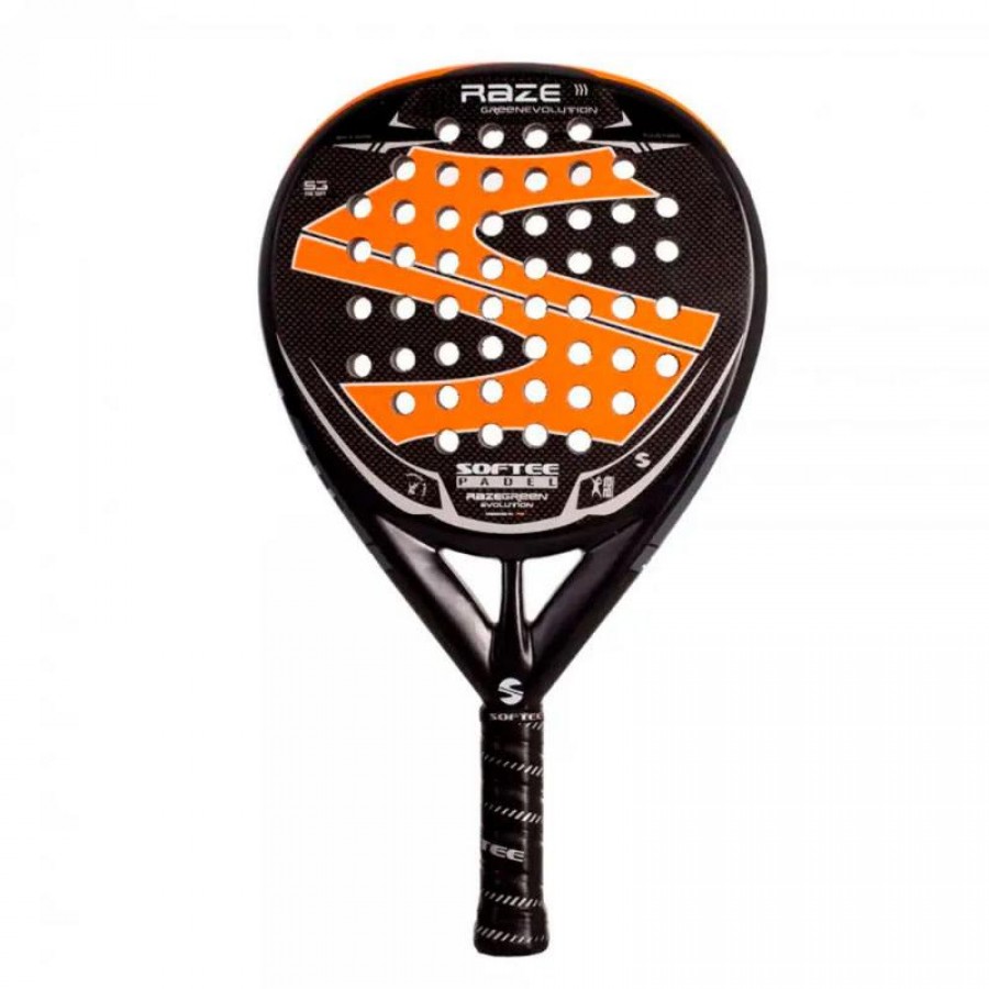 Pala Softee Raze Evolution Naranja Carbono  Oferta + Barato