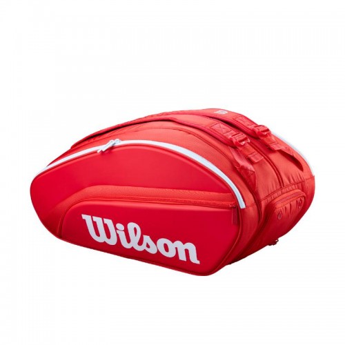 Wilson Super Tour Red White Padel Bag