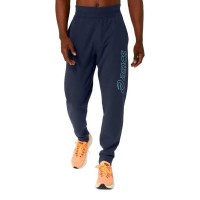 Asics Logo Midnight Blue Green Pants  Offer + Cheap
