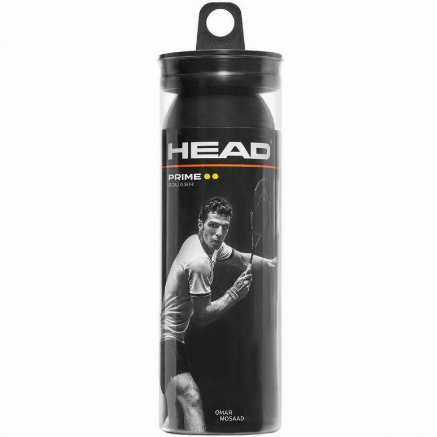 Head Prime Double Point Yellow Squash Ball 3 Units  Offer + Cheap