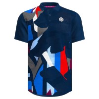 Camisa Polo Azul Escuro Vermelho Bidi Badu New York  Oferta + Barato