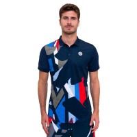 Camisa Polo Azul Escuro Vermelho Bidi Badu New York  Oferta + Barato
