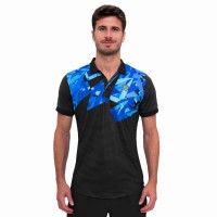 Polo Bidi Badu Spike Gris Bleu Fonce  Offre - Pas cher