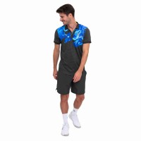 Polo Bidi Badu Spike Gris Bleu Fonce  Offre - Pas cher