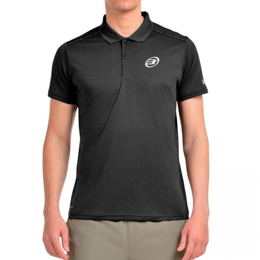 Bullpadel Mirac Black Polo Shirt  Offer + Cheap