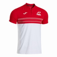 Joma A1 Padel Polo White Red  Offer + Cheap