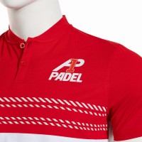 Joma A1 Padel Polo White Red  Offer + Cheap