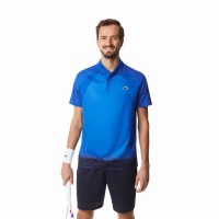 Polo Lacoste Daniil Medvedev Ultra Dry Azul  Oferta + Barato