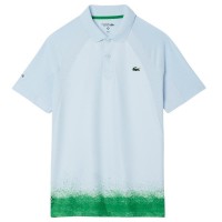 Polo Lacoste Daniil Medvedev Ultra Dry Azul Claro Verde  Offre - Pas cher