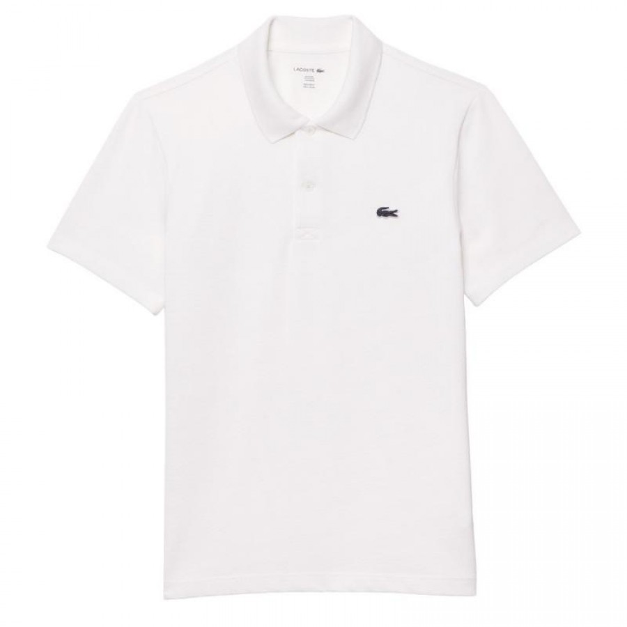 Lacoste Polo Regular Fit en coton blanc  Offre - Pas cher
