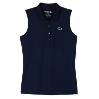 Polo Lacoste Ultra Dry Azul Marino Mujer  Oferta + Barato