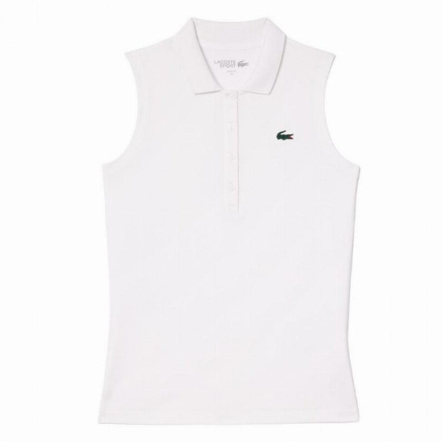 Polo Femme Lacoste Ultra Dry Blanc  Offre - Pas cher