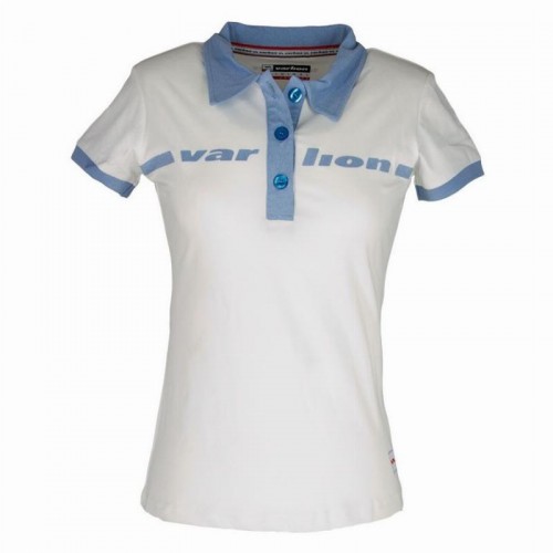 Polo Varlion M/C MD13S05 Blanco Mujer