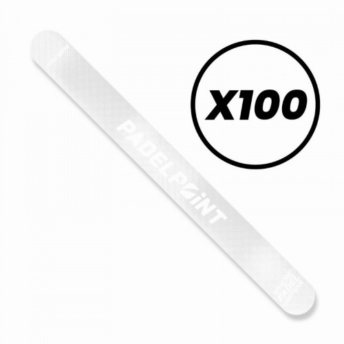 Protector PadelPoint Tranparente Rugoso Logo Big x100