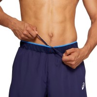 Short Asics Club 7In Azul Peacoat  Offer + Cheap