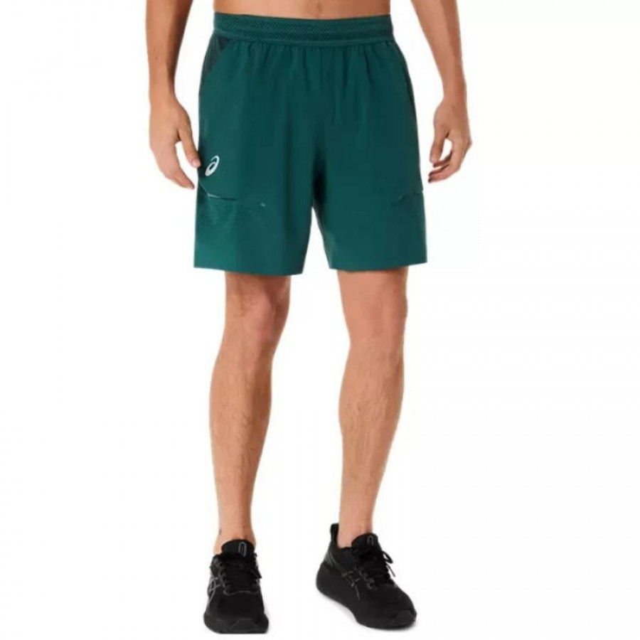Short Asics Match 7IN Verde Oscuro