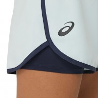 Short Asics Match Azul Mar Mujer  Oferta + Barato