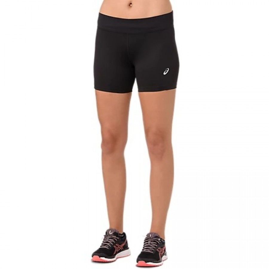 Short Asics Silver 5In Sprinter Negro Mujer