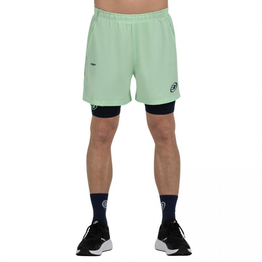 Short Bullpadel Mansil Verde Acido