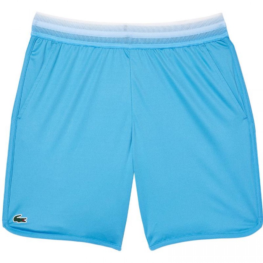 Lacoste Daniil Medvedev Blue White Shorts  Offer + Cheap