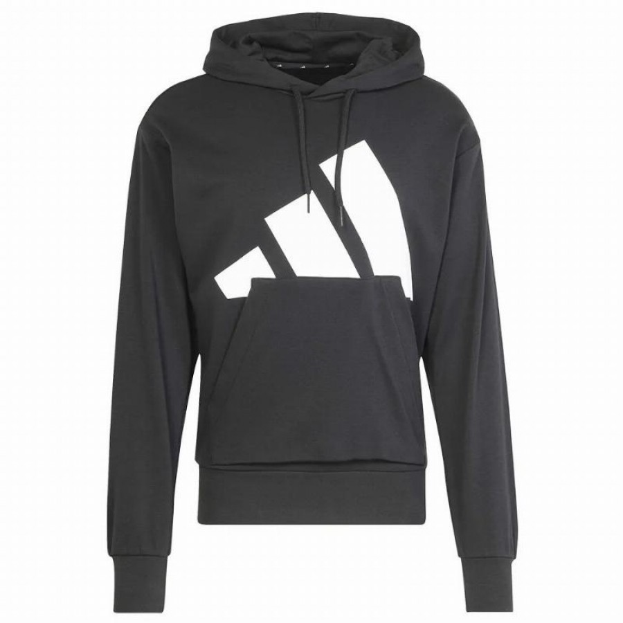 Moletom Adidas Essentials Preto Branco  Oferta + Barato