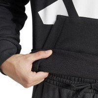 Moletom Adidas Essentials Preto Branco  Oferta + Barato