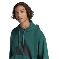Moletom Adidas Essentials Verde Preto  Oferta + Barato