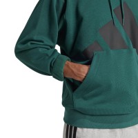 Moletom Adidas Essentials Verde Preto  Oferta + Barato