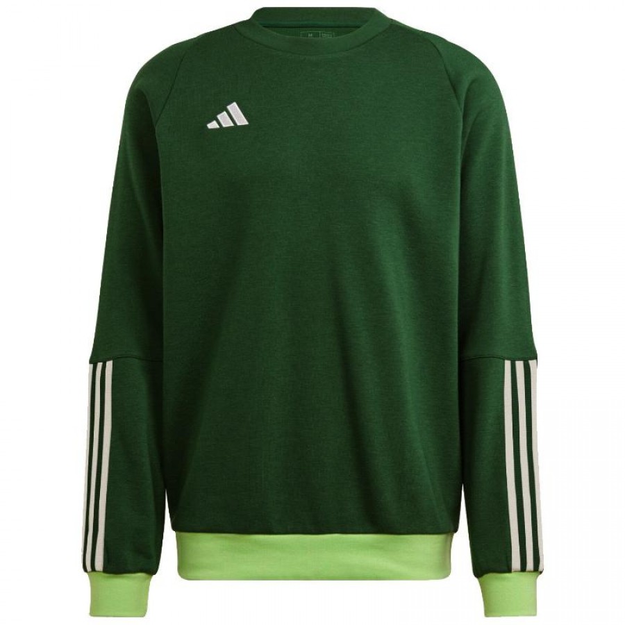 Moletom Adidas Tiro 23 Crew Verde Escuro  Oferta + Barato