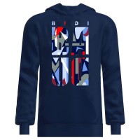 Bidi Badu New York Chill Bleu fonce Rouge Sweat-shirt  Offre - Pas cher