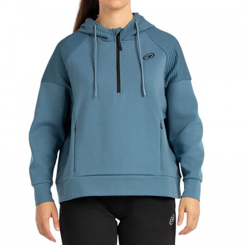Sudadera Bullpadel Bateo Azul Verdoso
