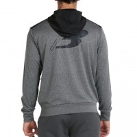 Sudadera Bullpadel Nomon Gris Oscuro