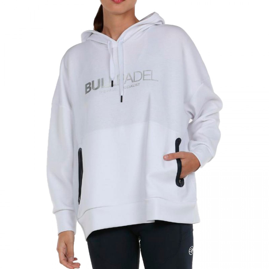 Sudadera Bullpadel Ubate Blanco